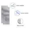 PABCK 100 Pcs 2.16x7.08 inch (Inside Size 1.76x6.68 inch) Small Mylar Bags Heat Sealable 3.34mil Pure Foil Bag for Powder Coffee Food Storage Vacuum Sample Pouch for Travel Shampoo Liquids Toiletries view 2