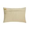 The HomeCentric Decorative Green 12"x18" (30x45 cm) Lumbar Pillow Cover, Linen Ribbon & Pearl Embroidery Oblong Pillow, Abstract Pattern Modern Style - Mint Ripple view 3