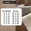 The HomeCentric Decorative Green 12"x18" (30x45 cm) Lumbar Pillow Cover, Linen Ribbon & Pearl Embroidery Oblong Pillow, Abstract Pattern Modern Style - Mint Ripple view 4