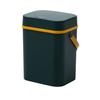 DWLOMHE Plastic Rectangular Trash/Garbage, Trash Bin for Bathroom, Automatic Touchless Infrared Motion Sensor Trash Can Combo Set, for Home Office Indoor Outdoor view 1