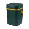 DWLOMHE Plastic Rectangular Trash/Garbage, Trash Bin for Bathroom, Automatic Touchless Infrared Motion Sensor Trash Can Combo Set, for Home Office Indoor Outdoor view 1