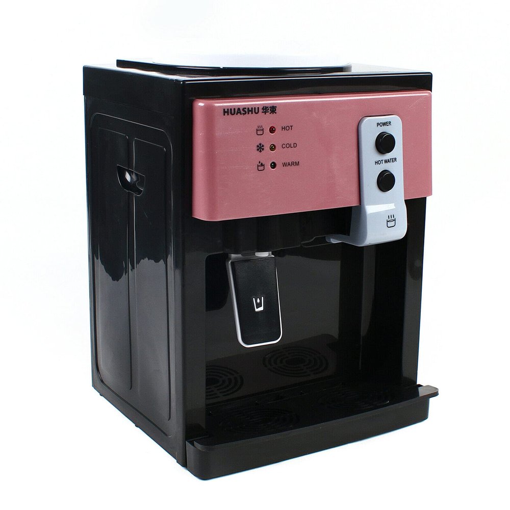 TFCFL Water Cooler, 110V 550W Electric Small Cooler Dispenser Hot and Cold Water Dispenser for Home Office Coffee Tea Bar (Rose Gold)