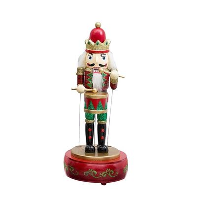 Classic Portable Music Box Music Box Indoor Christmas Wooden Nutcracker Decoration Figurine Indoor Winter Christmas Decoration Children Birthday Gifts Gifts for kids, family and friends ( Color : C )