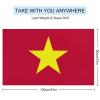 Vietnam Flag Beach Towel,Oversized Super Soft Ultra Thin Absorbent Beach Towels for Travel,Quick Dry Double-Faced Pile Towel for Women view 2