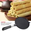 8.66inch Waffle Cone Maker,Non-Stick Maker Pan,Egg Roll Crepe Pan,Mold Press Plate Baking Tool for Paninis,Hash Browns,Breakfast,LunchBlack, Non-Stick Maker Pan,8.66inch Waffle Cone Maker,EggEg view 4