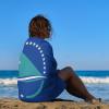 Pacific Community Flag Beach Towel,Oversized Super Soft Ultra Thin Absorbent Beach Towels for Travel,Quick Dry Double-Faced Pile Towel for Boys view 4