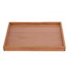 14.2x10.6inch Serving Tableware Storage Tray,Rectangle Wooden Tea Cup Tray,Handle Snack Tray for Coffee Tea at Home, Hotel Restaurant, Rectangle Wooden Tea Cup Tray,14.2x10.6inch ServinTray Tea T view 1