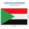 Sudan Flag Beach Towel,Oversized Super Soft Ultra Thin Absorbent Beach Towels for Travel,Quick Dry Double-Faced Pile Towel for Women view 2