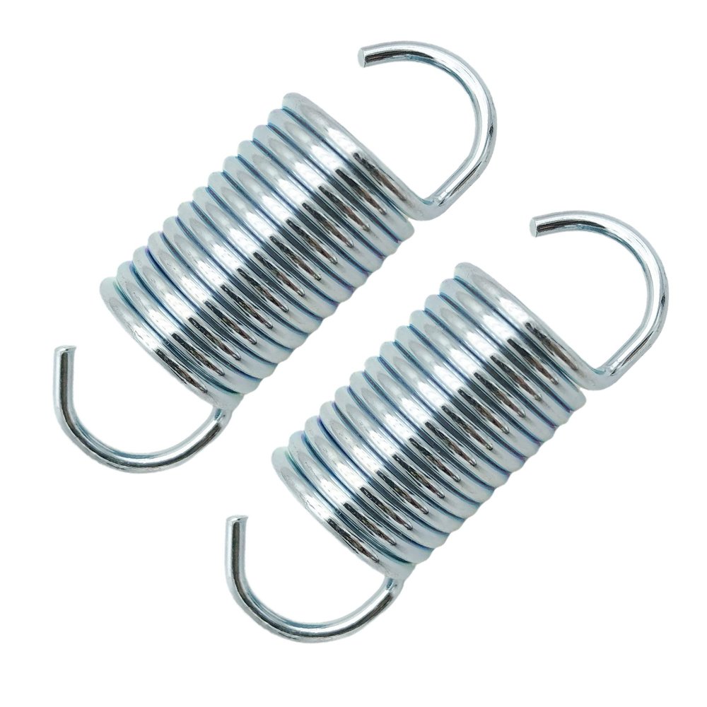 Souldershop 2inch Replacement Recliner Chair Spring Mechanism Furniture Bed Tension Springs Short Neck Style [1.8'' Inside Hook to Hook] (Pack of 2)