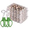 Quail Egg Cartons,15 Grids Small Egg Storage Holders,Quail Eggs Bulk Carton Trays & 2PCS Stainless Steel Cutter view 1