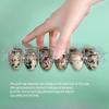 Quail Egg Cartons,15 Grids Small Egg Storage Holders,Quail Eggs Bulk Carton Trays & 2PCS Stainless Steel Cutter view 4