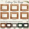 Our First Mother's Day - Personalized Picture Frame with Names, Date 6 Designs, 2 Sizes New Mom Gifts #5, 8 x 10 Inch view 2