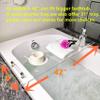 42" Gold Handle transaprent Bathtub Caddy for Luxury Bathroom view 3