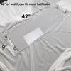 42" transaprent Bathtub Caddy with Silver Handle for Luxury Bathroom view 3