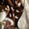 Luxe Faux Cowhide Rug for Rustic and Western Decor | Low Pile Faux Fur Rug with Sunray Cow Print | Cruelty-Free Fade Resistant Living Room Rugs | 4-1/4 x 5 ft view 4