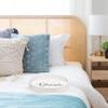 Elegant Designs HG2013-WDR Decorative 13.75'' Round Wood Serving Tray w/Handles, Dream, White Wash Dream view 3