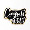 Congrats Grad Cookie Cutter & Stamp (4.5 in. Wide X 3.22 in. Tall) view 3