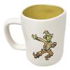 Rae Dunn Wizard of Oz Inspired Ceramic Coffee/Tea Mug (If Only I Had A Brain/Yellow Interior) view 2