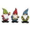 G Ganz Compatible for Ganz Home and Garden Little Good Luck Gnome Mini Figurines 3-Piece Set 2.12 H, Multi, ER68301 Multicolor 1.5inch W. x 2.12inch H. view 1