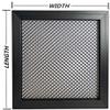 16-3/8 x 21-1/2 x 1 Pads-N-Frame Filter System - ABS Holding Frame & (12) Blue Filter Pads/HVAC Refills view 4