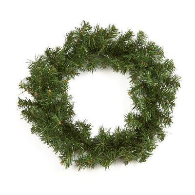 Artificial Elk Mountain Pine Wreath - Faux Pine Christmas Wreath for Holiday Decorating and Christmas Displays by Factory Direct Craft (20 Inches)