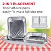 IDL Packaging Aluminum Foil Pans with Lids, Deep - 15 pc Chafing Dish Set - 5 Full Size and 10 Half Size Steam Table Pans + Lids - Disposable Cookware for Catering, Buffet, Party, BBQ view 4