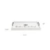 Elegant Designs HG2000-WWW Christmas Decoration Decorative Wood Serving Tray w/Handles, 15.50'' x 12'', Winter Wonderland, White view 3