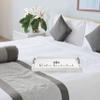 Elegant Designs HG2000-WWW Christmas Decoration Decorative Wood Serving Tray w/Handles, 15.50'' x 12'', Winter Wonderland, White view 4