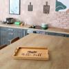 Elegant Designs HG2000-NHF Decorative Wood Serving Tray w/Handles, 15.50'' x 12'', Natural Hello Fall view 4