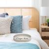 Elegant Designs HG2013-GYC Office Decorative 13.75'' Round Wood Serving Tray w/Handles, Carpe Diem, Gray Wash Carpe Diem view 3
