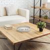 Elegant Designs HG2013-GYC Office Decorative 13.75'' Round Wood Serving Tray w/Handles, Carpe Diem, Gray Wash Carpe Diem view 4