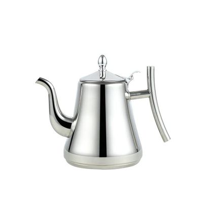 1L-1.5L Kettle Strainer Stainless Steel Teapot Polish Fashion Durable Coffee Cold Water Pot Home Tea Tool Induction Cooker Kettle (silver 1.5L)