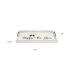 Elegant Designs HG2000-GNY Champagne Toast Decorative Wood Serving Tray w/Handles, 15.50" x 12", Light Gray Happy New Year view 3