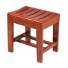 XJHOME Wooden Bathroom Stools Shower Bench Chair Foot Stool, Waterproof Spa Bath Seat, Perfect Cozy Wood Seat Stool Small Seat view 1
