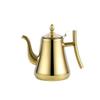 1L-1.5L Kettle Strainer Stainless Steel Teapot Polish Fashion Durable Coffee Cold Water Pot Home Tea Tool Induction Cooker Kettle (gold 1.5L) view 1