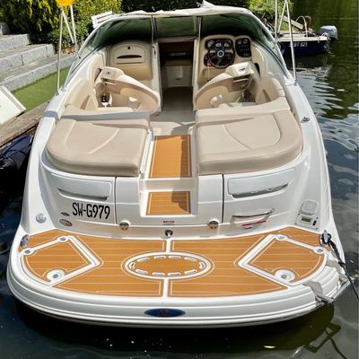 Boat EVA Faux Teak Decking Floor Compatible with 2019 Chaparral 244 Sunesta Swim Platform and Cockpit