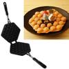 7 x 8inch Egg Bubble Pan,Aluminum Alloy Nonstick Egg Waffle Pan,Waffle Baking Pan Bakeware with Handle for Snacks Breakfast, Aluminum Alloy Nonstick Egg Waffle Pan,7 x 8inch EEggettes Pan Egg Bub view 4