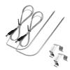 2 Pack Temperature Meat Probe Replacement Fits for Rec tec Wood Pellet Grill, Recteq Grill Accessories, with 2 BBQ Thermometer Probe Holder Clip view 1