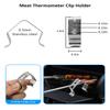 2 Pack Temperature Meat Probe Replacement Fits for Rec tec Wood Pellet Grill, Recteq Grill Accessories, with 2 BBQ Thermometer Probe Holder Clip view 3