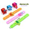 PAITUEND Marine Life Slap Bracelets Party Favors for Teens(6pack)-Jellyfish/Crab/Shark/Starfish/Turtle/Seahorse Goodie Bag Stuffers for Teens Marine Life Theme Party Supplies Carnival Prizes Suit view 2