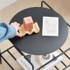GRFIT Mobile Side Table Creative Small Coffee Table Double Metal Side Table Modern Minimalist Nordic Corner Table Small Apartment Living Room Home Sofa End Table view 4