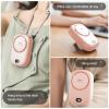 PiKaPiKaP Portable Neck Fan, Hanging Neck Fan Hands Free with Adjustable Lanyard and Bracket, USB Rechargeable Bladeless Mini Fans Portable, 3 Speeds for Women Kids Outdoor Travel view 2