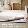 Non Slip Rug Pad Gripper - 2x8 Feet 1/4 Extra Thick Felt Under Rug for Runner Rugs and Hardwood Floors,Super Cushioned Non Skid Carpet Padding view 3