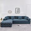 LiveGo L Shape Sofa Cover Sectional Couch Slipcover 2 Piece Stretchy Elastic 3 Seater Chaise Sofa Furniture Protector Slip Covers with 4pcs Pillowcases for Living Room Pets Kids view 1