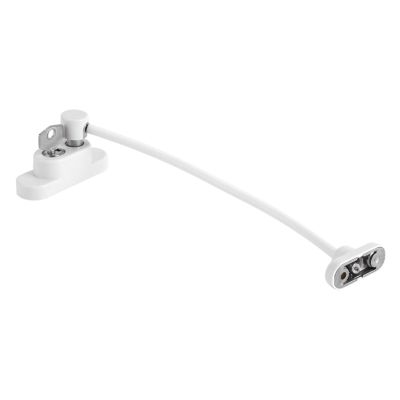 Zerone Window Safety Lock, Professinonal Zinc Alloy Window Door Opening Restrictor Cable Baby Child Safety Lock Catch Wire Security Restrictor (White)