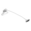Zerone Window Safety Lock, Professinonal Zinc Alloy Window Door Opening Restrictor Cable Baby Child Safety Lock Catch Wire Security Restrictor (White) view 1