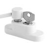 Zerone Window Safety Lock, Professinonal Zinc Alloy Window Door Opening Restrictor Cable Baby Child Safety Lock Catch Wire Security Restrictor (White) view 2