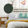 ZZYK Upholstered Headboards, Bed Backboard Headboards for Queen Size Bed, Dorm Bed Bench Bedroom Cotton and Linen Headboard Use with Headboard,H,53.1"/135cm view 2