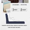 ZZYK Upholstered Headboards, Bed Backboard Headboards for Queen Size Bed, Dorm Bed Bench Bedroom Cotton and Linen Headboard Use with Headboard,H,53.1"/135cm view 4