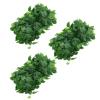 MAGICLULU 3pcs Artificial Scindapsus Aureus Vine Decorative Fake Hanging Plants for Wall Realistic Greenery for Home Wedding and Party Decoration view 1